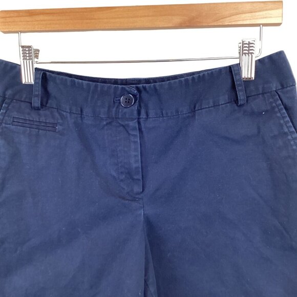 Talbots Women's‎ Navy Blue Chino Shorts Size 4 - Picture 3 of 5